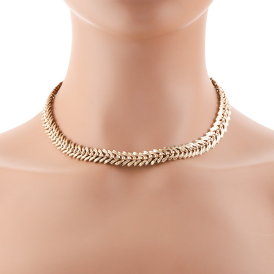 9ct Gold Link Necklace 49.0g