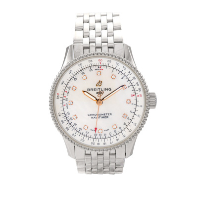 Breitling Navitimer with Diamond Watch