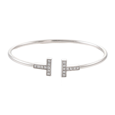 Tiffany & Co. T Diamond Wire Bracelet