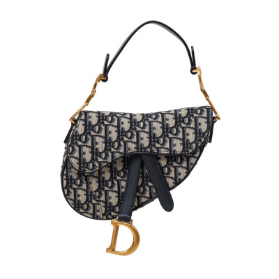 Christian Dior Mini Oblique Saddle Bag