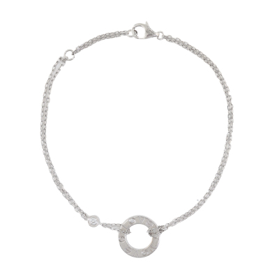 Cartier Love Diamond Bracelet on Chain