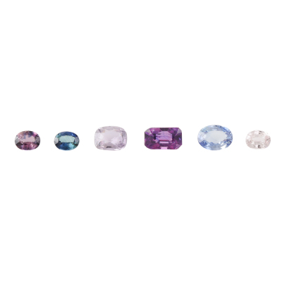 4.87ct Loose Parcel of Six Sapphires
