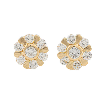 0.68ct Diamond Earrings
