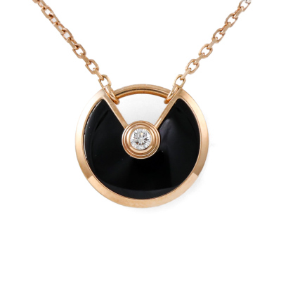 Amulette de Cartier Onyx Necklace
