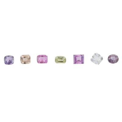 7.29ct Loose Parcel of Unheated Sapphires