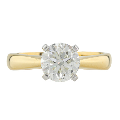 1.50ct Diamond Solitaire Ring GIA I SI1