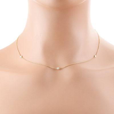 Tiffany & Co Diamonds By The Yard Necklace, 5 Diamonds