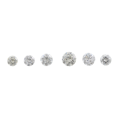 2.09ct Loose Parcel of 6 Diamonds
