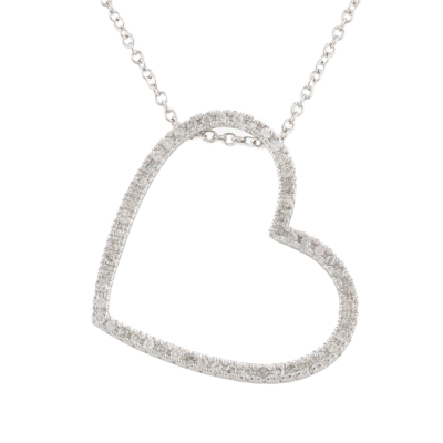 0.50ct Diamond Heart Pendant