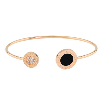 Bvlgari Bvlgari Onyx & Diamond Bracelet*