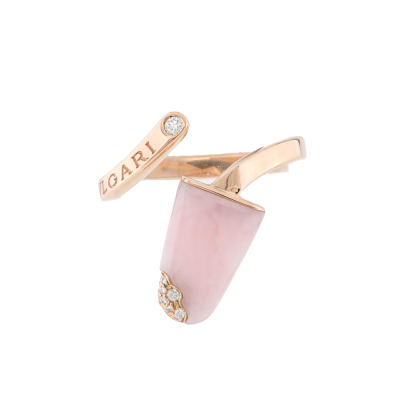Bvlgari Gelati Pink Opal & Diamond Ring*