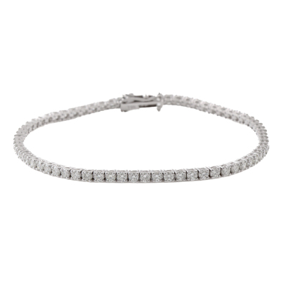 3.36ct Diamond Tennis Bracelet 18ct Gold*