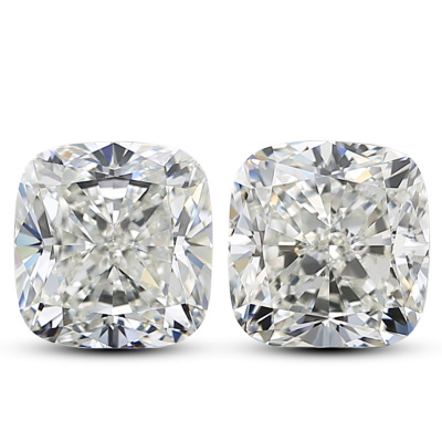 4.02ct Loose Pair of Diamond GIA J VVS1