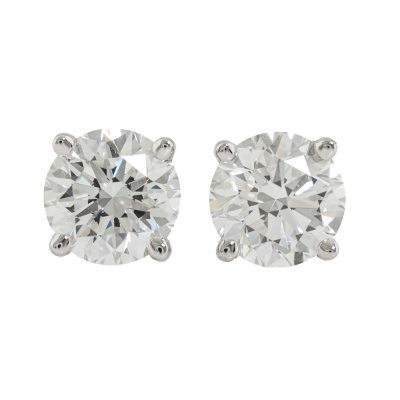 1.00ct Diamond Studs GIA F IF