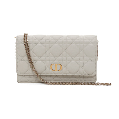 Christian Dior Caro Pouch with Chain*