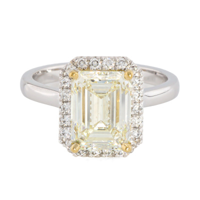 3.01ct Centre Diamond Ring GIA S-T VVS1