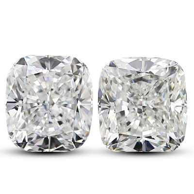 2.03ct Loose Pair of Diamonds GIA G VS1, F VS2