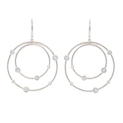 Kiki McDonough Topaz & Diamond Lola Earrings