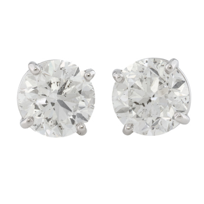3.01ct Diamond Studs GIA F SI2