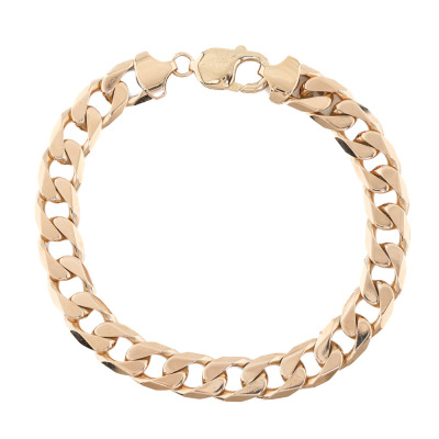 9ct Gold Curb Link Bracelet 39.4g