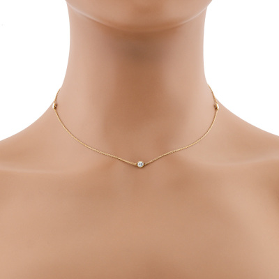 Tiffany & Co Diamonds By The Yard Necklace