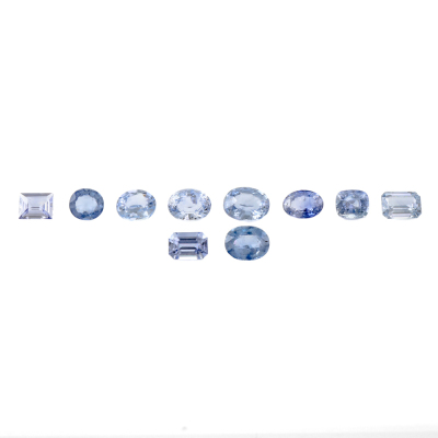 15.96ct Loose Ceylon Blue Sapphires