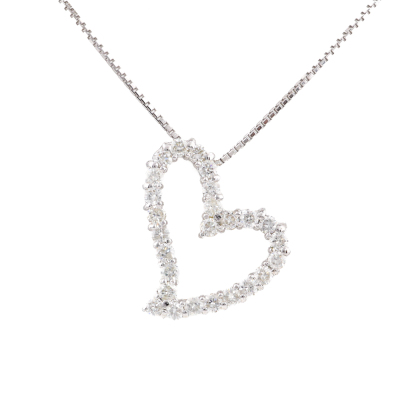 1.00ct Diamond Heart Pendant
