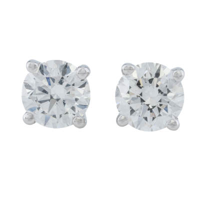 0.60ct Diamond Studs GIA D VVS1