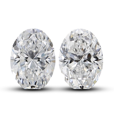 1.00ct Loose Pair Diamonds GIA D VVS1, D VVS2