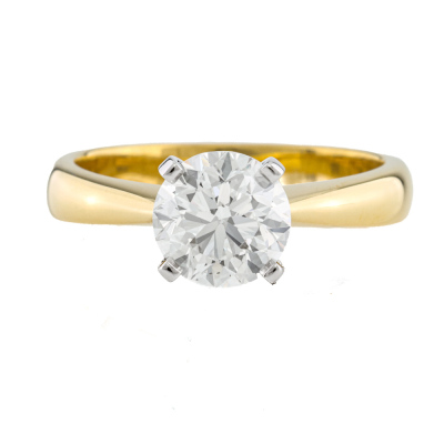 1.51ct Diamond Solitaire Ring GIA E VS2