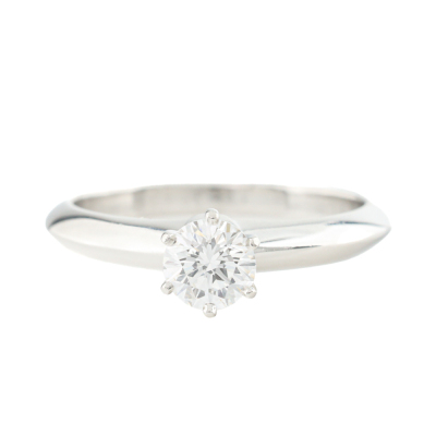 Tiffany & Co Engagement Ring F VS1 0.40ct*