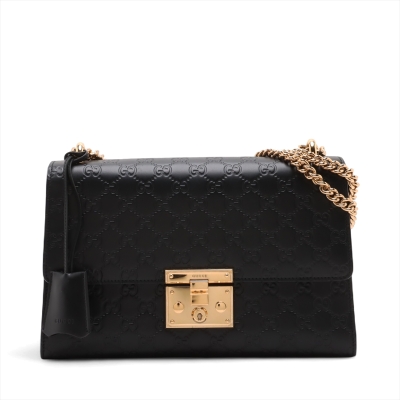 Gucci Guccissima Medium Padlock Bag*
