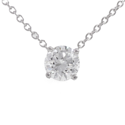 0.50ct Diamond Solitaire Pendant GIA D SI1*