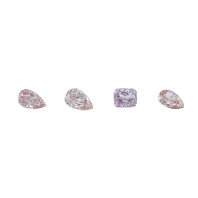 Loose Parcel of Coloured & Pink Diamonds GSL