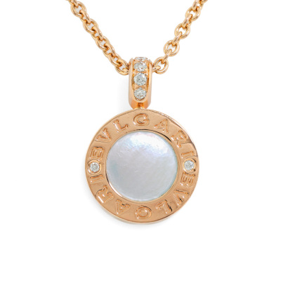 Bvlgari Bvlgari Necklace with Onyx, MOP & Diamonds