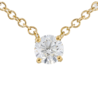 0.50ct Diamond Solitaire Pendant GIA D VS1