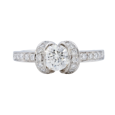 Tiffany & Co Ribbon Diamond Ring