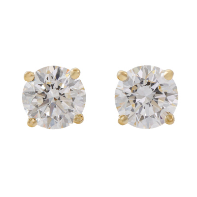 1.13ct Diamond Studs GIA D VS1, D VS2