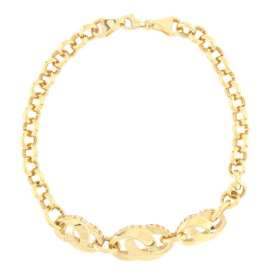 18ct Gold Bracelet, 11.1g