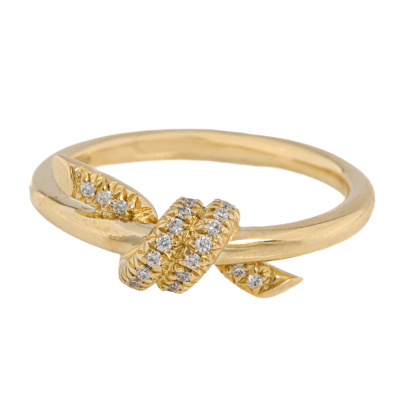 Tiffany & Co Knot Diamond Ring