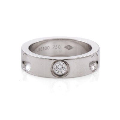 Louis Vuitton Empreinte Alliance with Diamond Ring