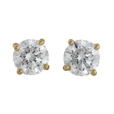 1.03ct Diamond Studs GIA D SI2, E SI2