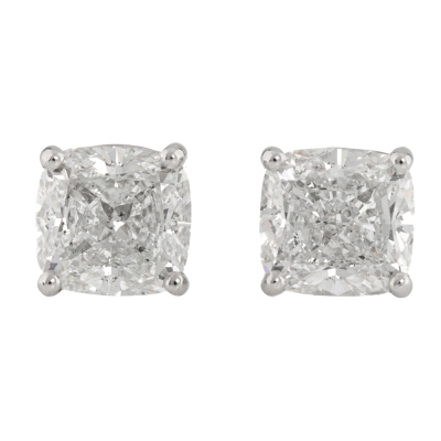 4.02ct Diamond Studs GIA I SI2