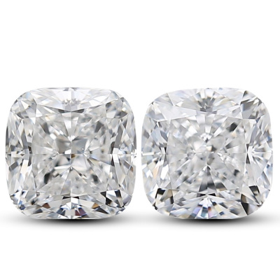 2.11ct Loose Pair of Diamonds GIA D VS1, VS2