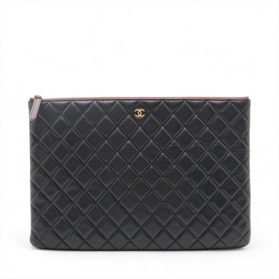 Chanel Large O Case Clutch