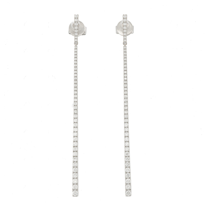 0.96ct Diamond Dangle Earrings