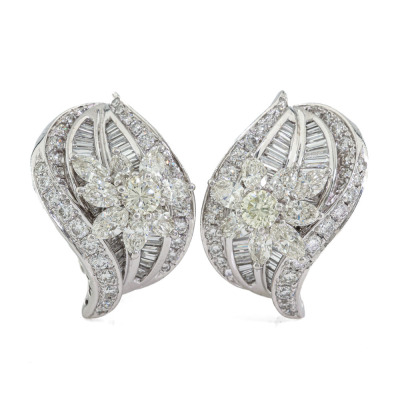 5.73ct Diamond Dress Earrings