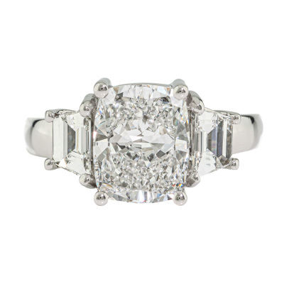 3.01ct Centre Diamond Ring GIA E VS2