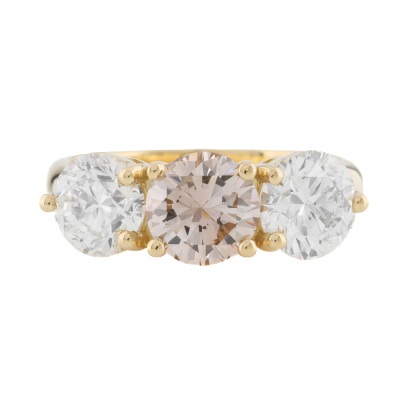 3.15ct Diamond Trilogy Ring GSL