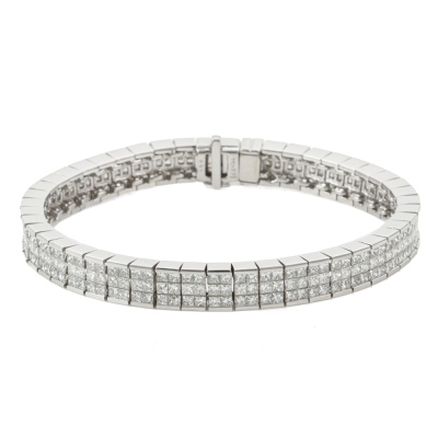 8.95ct Diamond Bracelet, 18ct Gold 26.9g